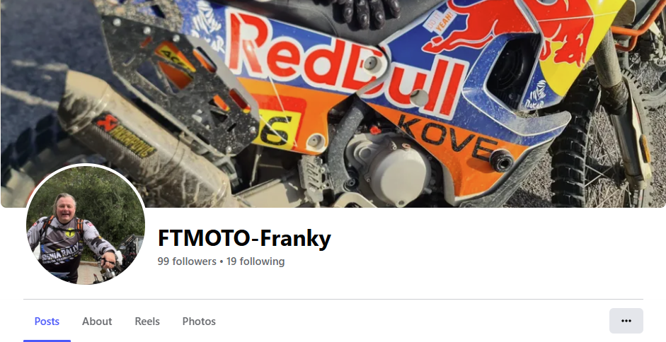 Screenshot von FTMOTO Facebook