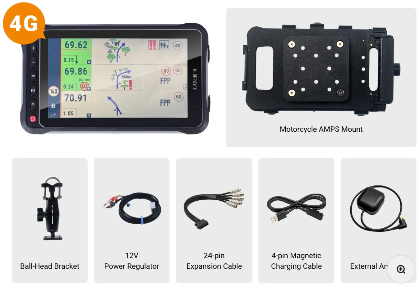Hugerock X72 4G + Halterung