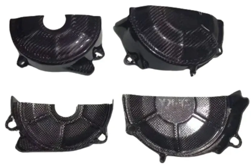 Motorschutz links/rechts Carbonfibre