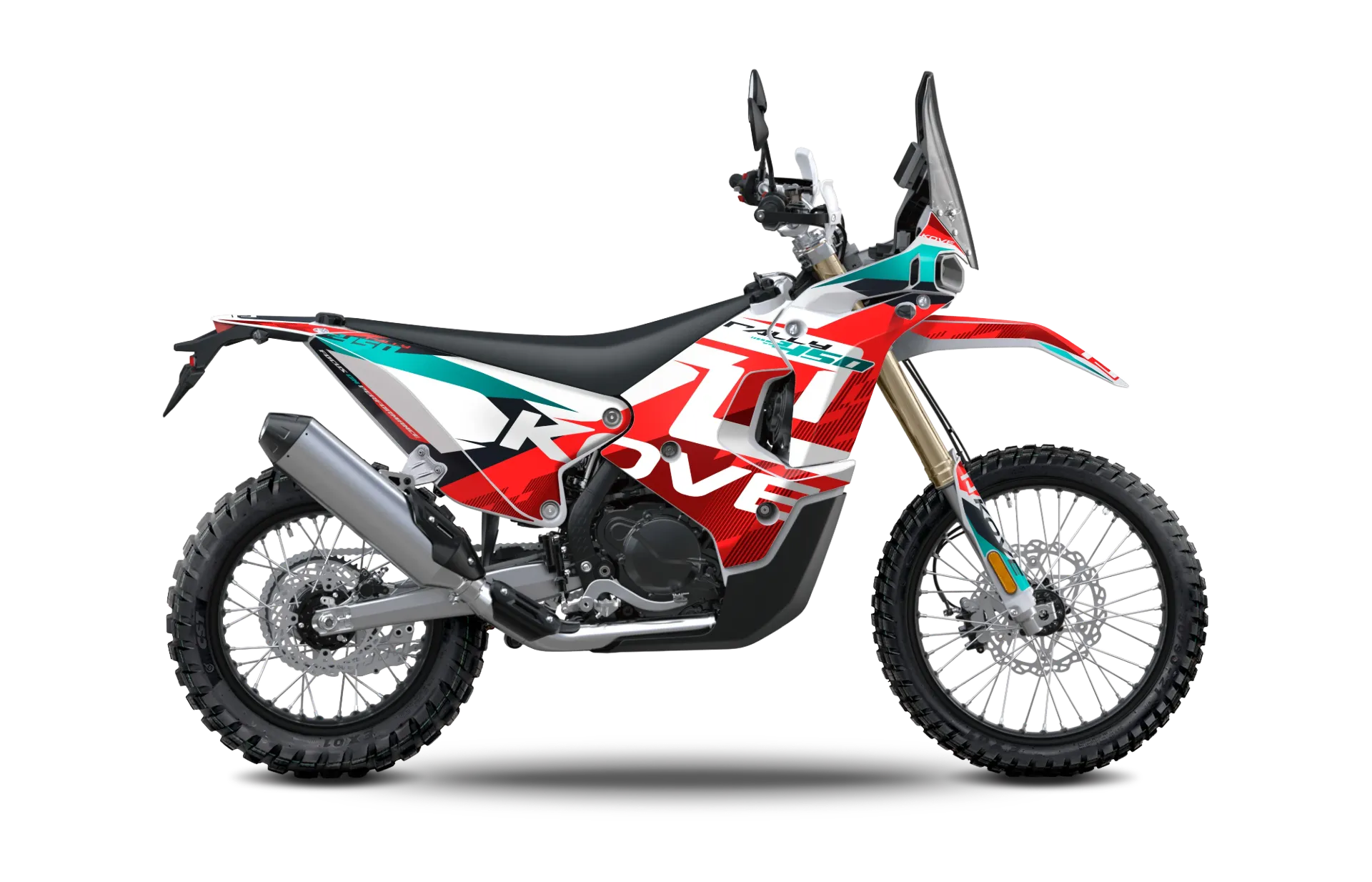 KOVE 450RALLY - Modell 2026 (Rot, High (96 cm))