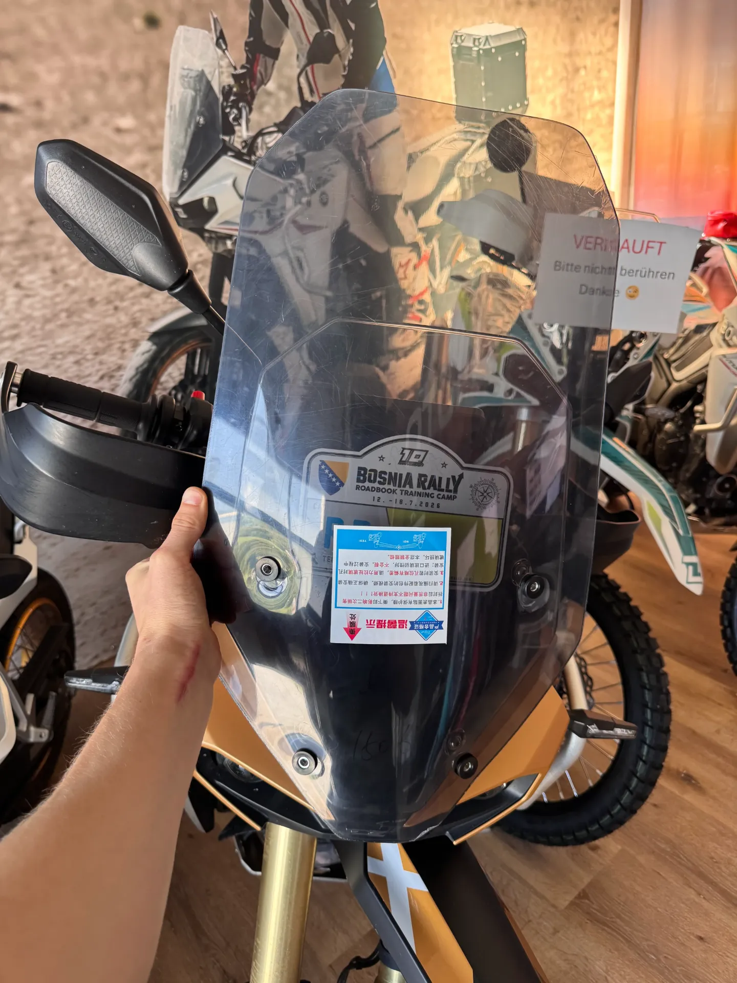 Höhere Windschutzscheibe 55cm (800X)