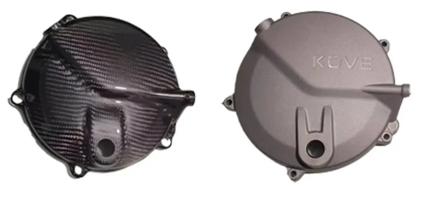 Motorschutz rechts Kupplung Carbon Fiber Model D (450Rally)